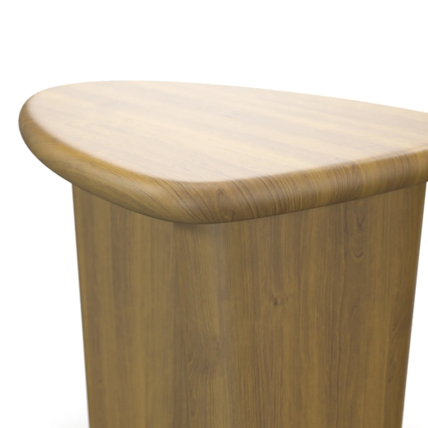 Kalle Sculptural Oak Side Table PBR 3D Model_05
